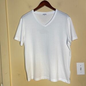Men's White V-Neck T-Shirt